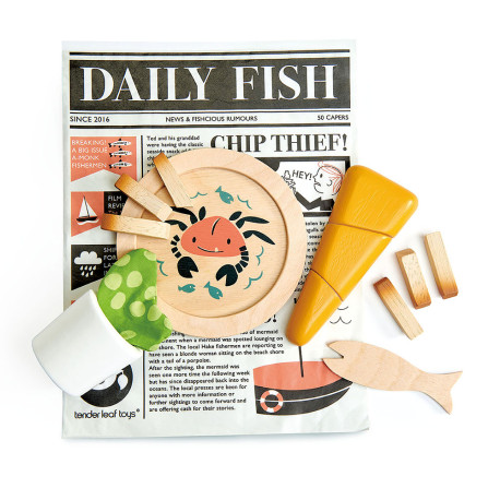 Fish & Chips, ærter & avis - Legemad - Tender Leaf