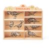 Dinosaurer - Sætterkasse med 8 trædyr - Tender Leaf