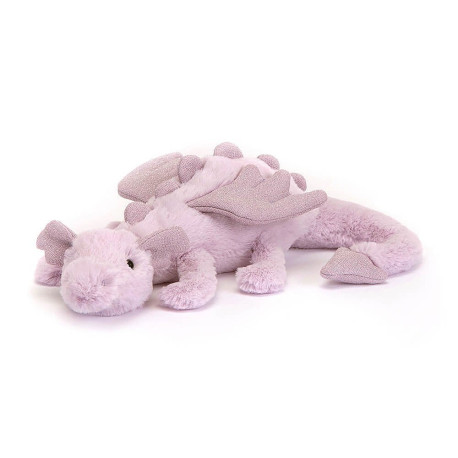 Lavendel Drage - Lille bamse 26 cm - Jellycat