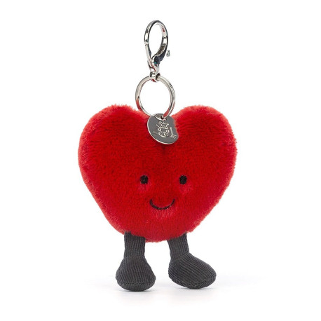 Rødt Hjerte - Vedhæng til taske 16 cm - Jellycat