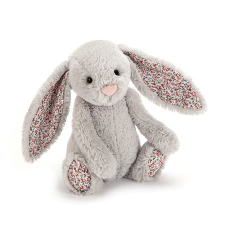 Silver blossom kanin - Mellem Bashful bamse 31 cm - Jellycat