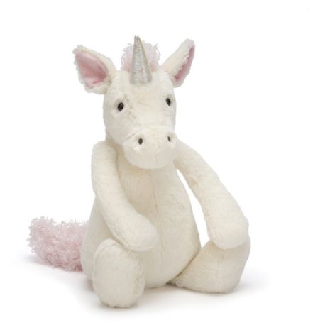 Jellycat bamse - Bashful - Enhjørring - Mellem