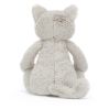 Grå kat - Mellem Bashful bamse 31 cm