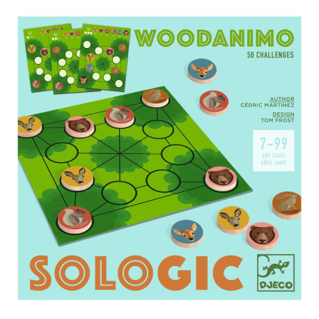Woodanimo - Hjernevrid spil med 50 udfordringer (7-99 år)