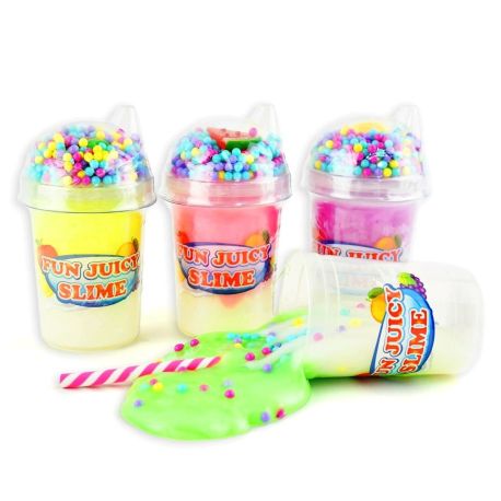 Fun Juice Slime med Crunch kugler & frugt