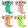 Stor Squeeze Axolotl med glimmer 12 cm - Assorterede farver