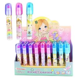 Dream Girls viskelæder pen med duft - Assorterede design