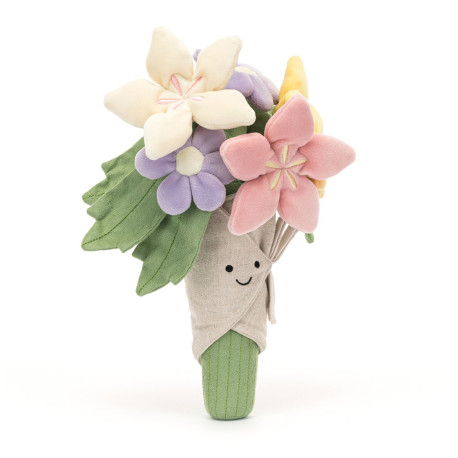 Blomsterbuket - Amuseable bamse 31 cm
