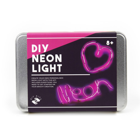 Lav dit eget Neon lys (8-15 år) - Kreativ tin æske