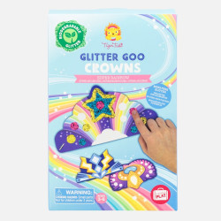 Dekorer superhelte kroner med Glitter Goo (3-6 år)