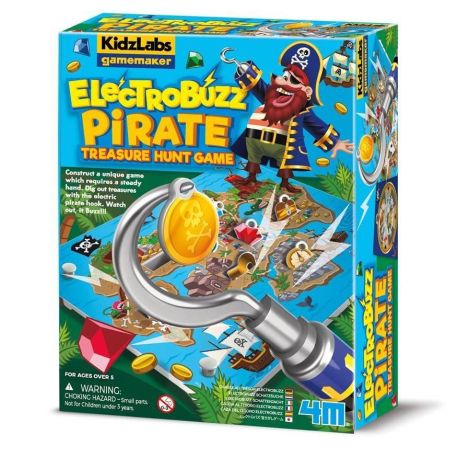 Lav et elektronisk piratspil (5-12) - KidzLabs - 4M