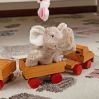 Elefant - Lille beanbag bamse (16 cm)
