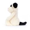 Jellycat Bashful Bamse - Sort og hvid hvalp - Mellem