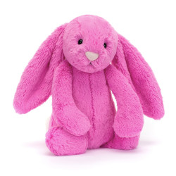 Hot Pink kanin - Lille Bashful bamse 18 cm