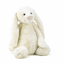 Creme kanin - Stor Bashful bamse 36 cm