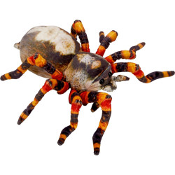 Brun & orange edderkop - Bamse 30 cm