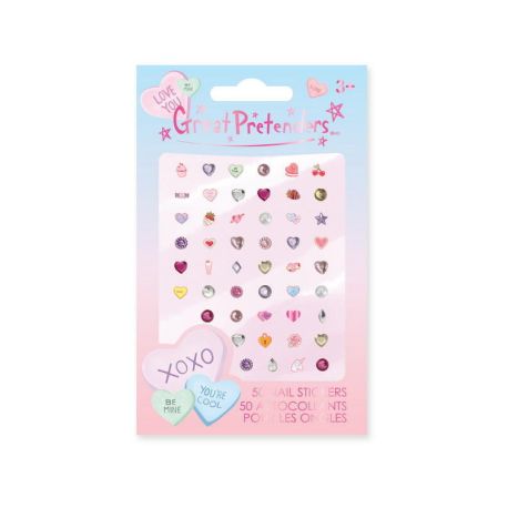 Candy Heart - 50 stk. neglestickers 