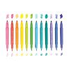 Pastel Hues - 12 stk. Pastelfarvede tuscher med dobbelt-tip