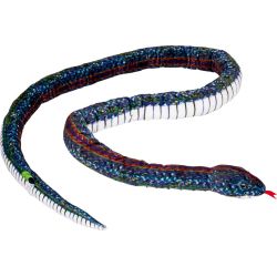 Blå slange - Bamse 195 cm