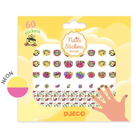 Søde frugter - 120 Neglestickers