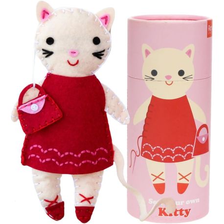 Sy en kat bamse - Kreativ æske