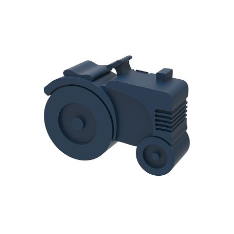 Traktor - Marineblå madkasse