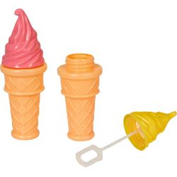 Isvaffel sæbebobler - Assorterede farver
