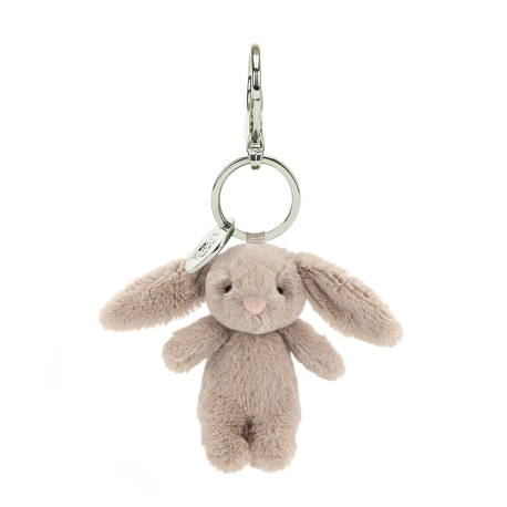 Beige Bashful kanin - Vedhæng til taske - Jellycat