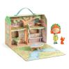 Sylvia & rævs hus - Tinyly dukkehus & 2 figurer (4-9 år)