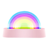 Rose Dancing Rainbow - Lampe der reagerer på musik & lyd
