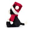 Jellycat Jack kat med nissehue - Julebamse 32 cm