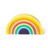 Stor regnbue - Stable & samle legetøj - 10 dele