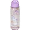 Enhjørning - Drikkedunk med glimmer & sugerør (300 ml)
