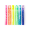 Glow Pens - 6 selvlysende glimmerfarver