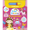 Prinsesser - Magisk malebog med vand-tusch
