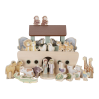 Noahs Ark i træ med 30 figurer