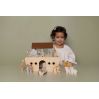 Noahs Ark i træ med 30 figurer