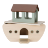 Noahs Ark i træ med 30 figurer