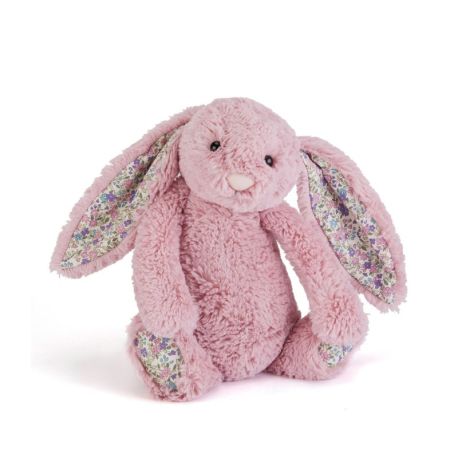 Jellycat Bashful bamse - Blossom Tulip kanin - Mellem