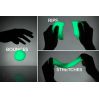 Glow in the dark hoppeler - Assorterede farver