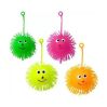 Smiley Puffer bold 7,5 cm - Assorterede farver