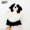 Border collie hund hånddukke