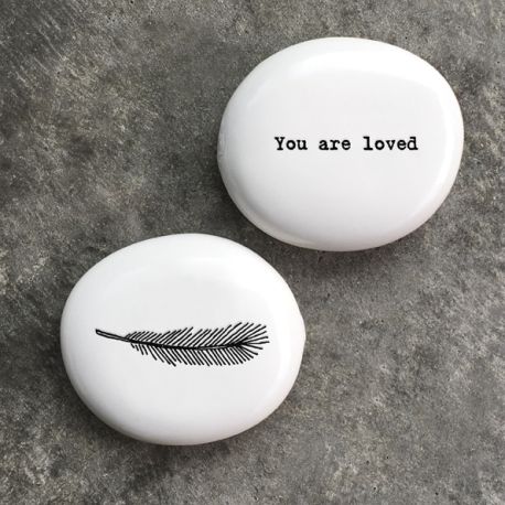 You are Loved - Porcelænssten