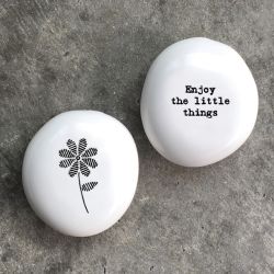 Enjoy little things - Porcelænssten