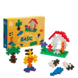 60 stk. BIG BASIC klodser & byggeplade - Plus Plus