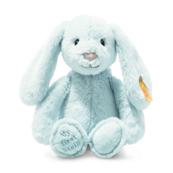 Lyseblå kanin - Lille bamse 26 cm