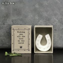 Wishing you luck - Æske med hestesko
