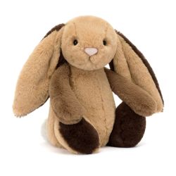 Patchwork Brown kanin - Mellem Bashful bamse 31 cm