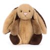 Patchwork Brown kanin - Mellem Bashful bamse 31 cm