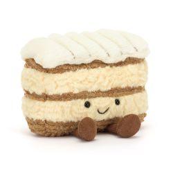 Mille Feuillie kage - Amuseables bamse 12 cm